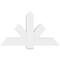 Ekena Millwork Redmond Architectural Grade PVC Gable Bracket, 48"W x 28"H x 4"D x 6"F, 14/12 Pitch GBP048X28X0406RED00 - alternate 2